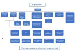 Организационная структура КГКОУ Школа 1 2023-2024 учебный год